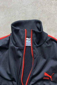 80'S TRACK JACKET / BLACK [SIZE: XL USED]