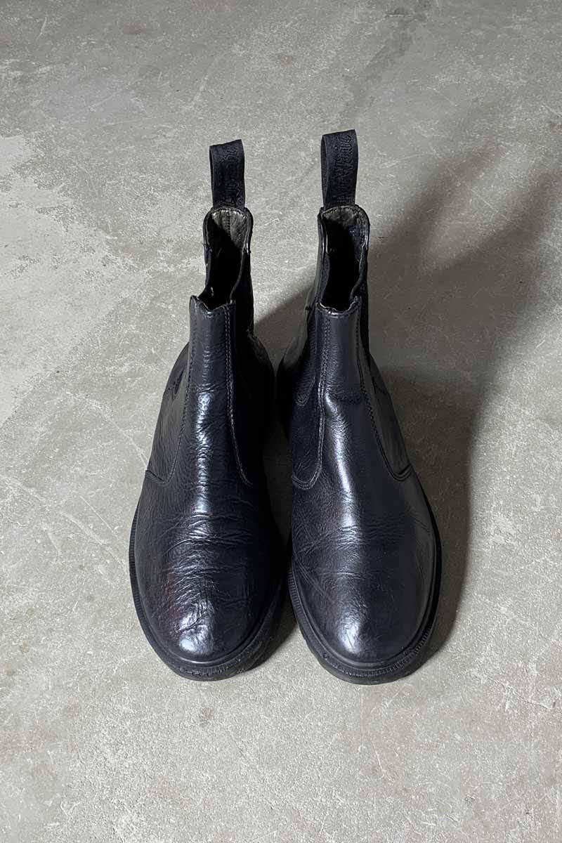 SIDE GOA LEATHER BOOTS / BLACK [SIZE: US8.0 (approx. 26.0cm) USED]