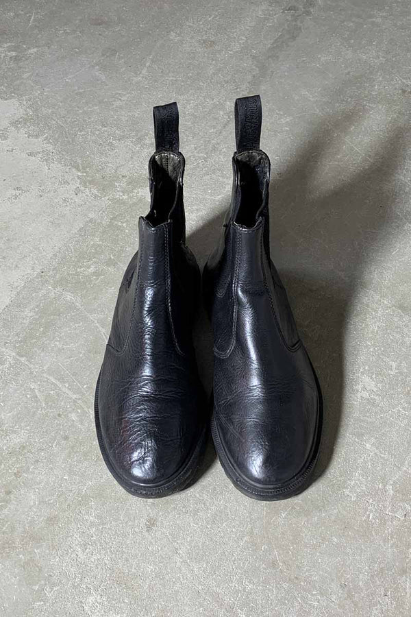 SIDE GOA LEATHER BOOTS / BLACK [SIZE: US8.0 (approx. 26.0cm) USED]