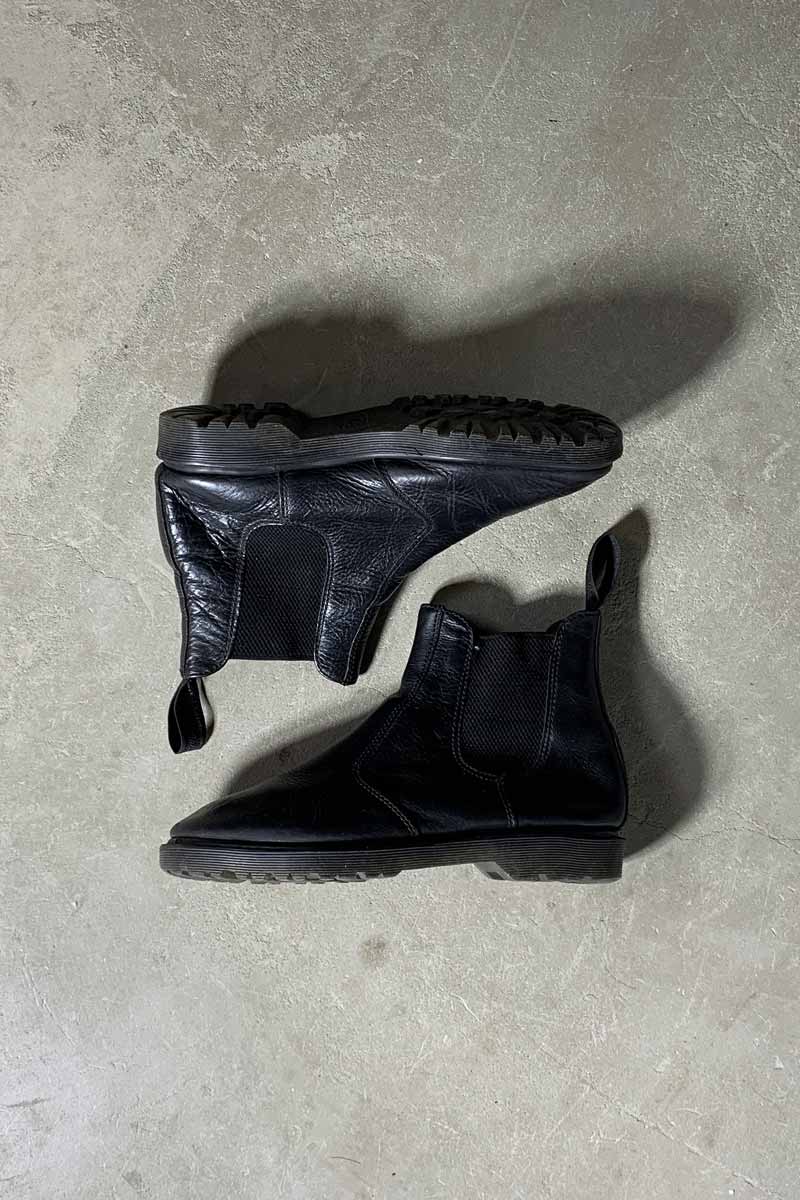 SIDE GOA LEATHER BOOTS / BLACK [SIZE: US8.0 (approx. 26.0cm) USED]