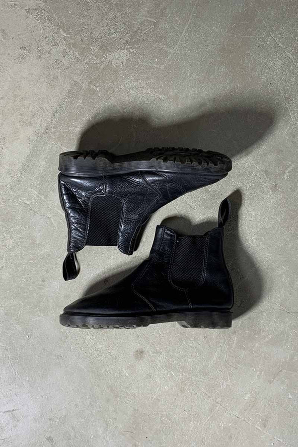 SIDE GOA LEATHER BOOTS / BLACK [SIZE: US8.0 (approx. 26.0cm) USED]