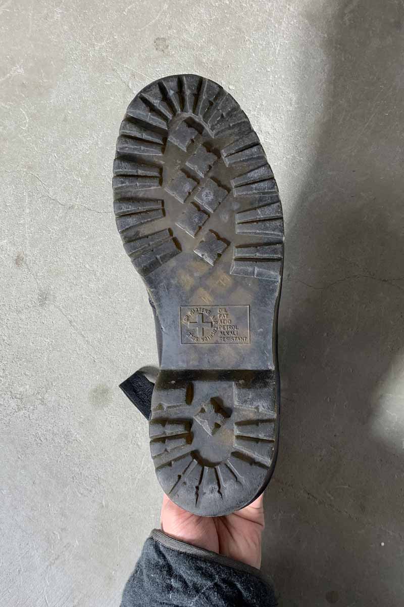 SIDE GOA LEATHER BOOTS / BLACK [SIZE: US8.0 (approx. 26.0cm) USED]