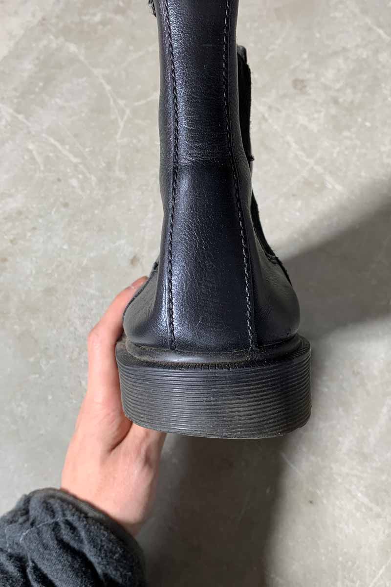 SIDE GOA LEATHER BOOTS / BLACK [SIZE: US8.0 (approx. 26.0cm) USED]