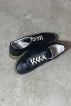 画像をギャラリービューアに読み込む, MADE IN ITALY LEATHER SNEAKERS / BLACK [SIZE: US8.5(26.5cm相当) USED]
