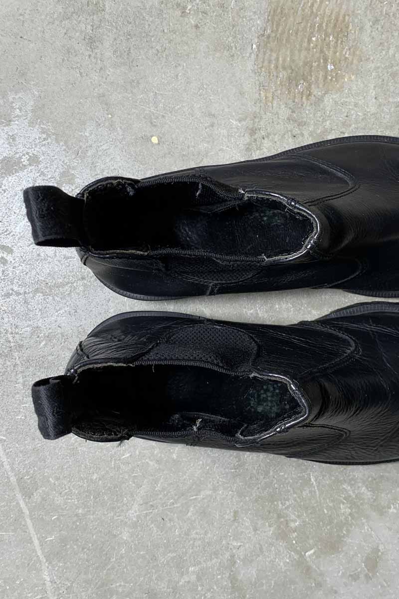 SIDE GOA LEATHER BOOTS / BLACK [SIZE: US8.0 (approx. 26.0cm) USED]