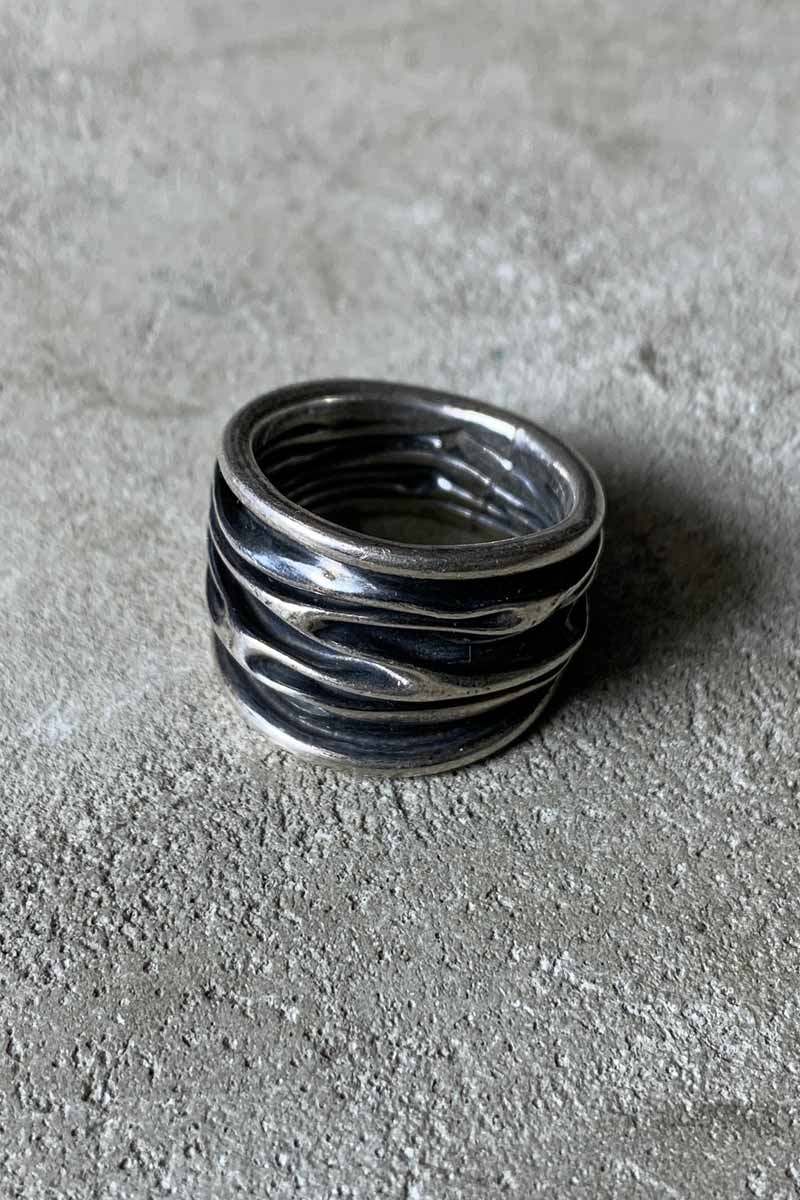 925 SILVER RING [SIZE: 13号相当 USED]