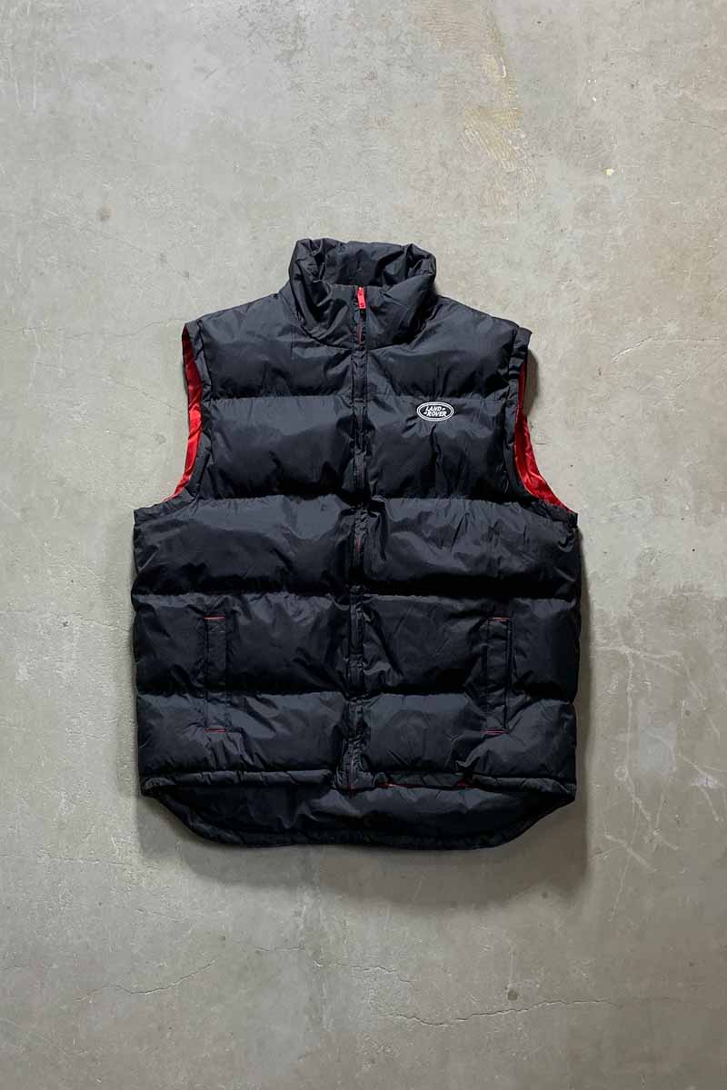 LAND ROVER LOGO PUFF VEST / BLACK [SIZE: M USED]