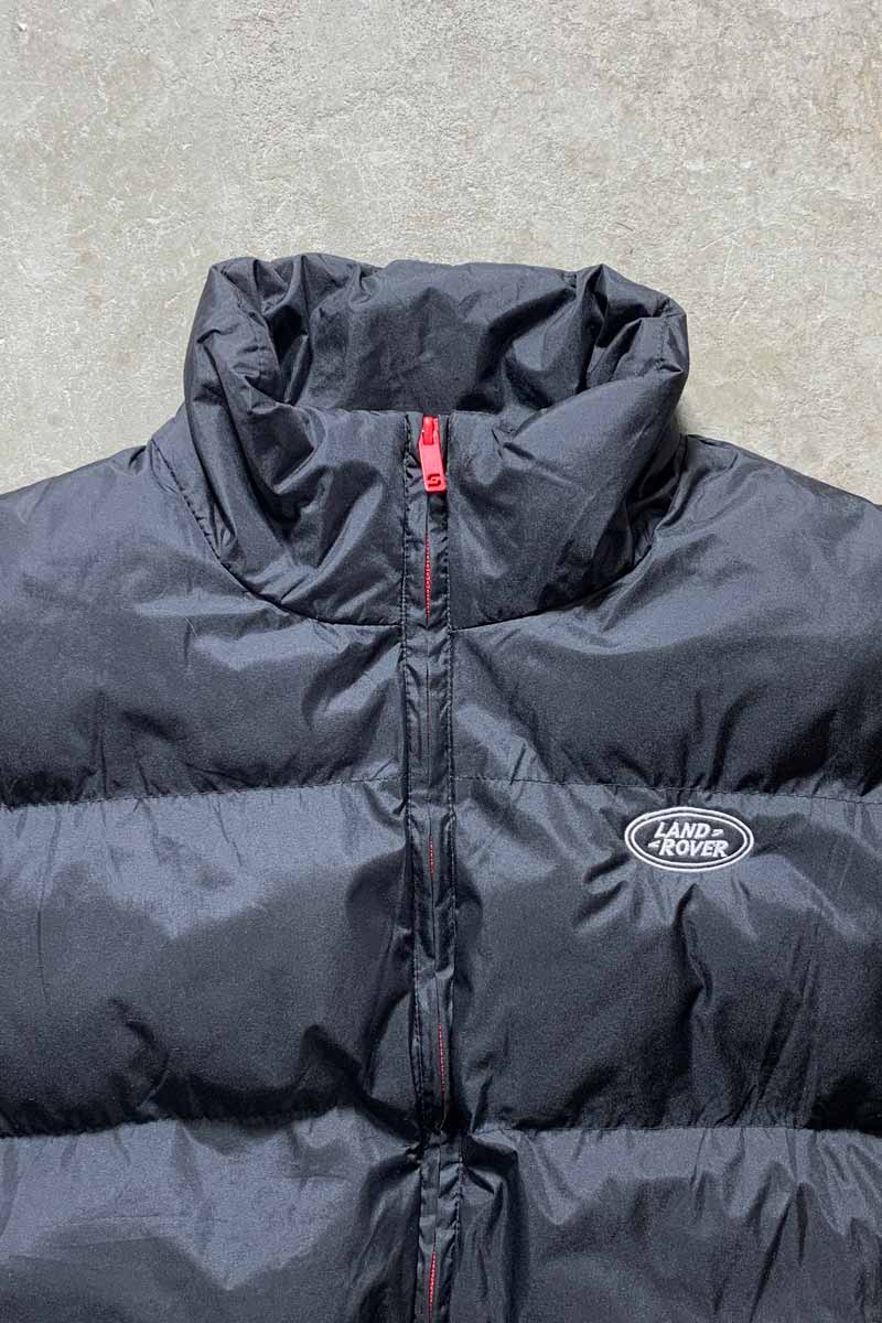 LAND ROVER LOGO PUFF VEST / BLACK [SIZE: M USED]
