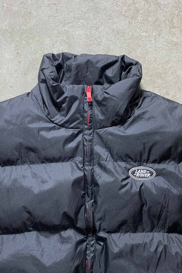 LAND ROVER LOGO PUFF VEST / BLACK [SIZE: M USED]
