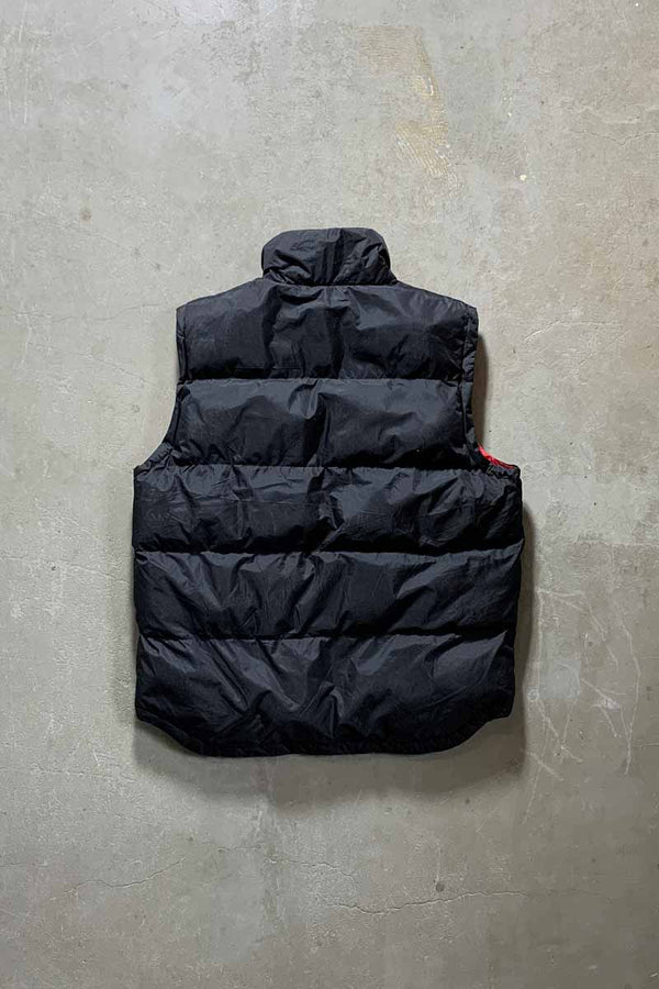 LAND ROVER LOGO PUFF VEST / BLACK [SIZE: M USED]