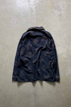 画像をギャラリービューアに読み込む, 80&#39;S L/S ELVIS DESIGN PAJAMA SHIRT / NAVY [SIZE: L USED]
