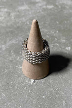 画像をギャラリービューアに読み込む, 925 SILVER MESH RING [SIZE: 10号相当 USED]
