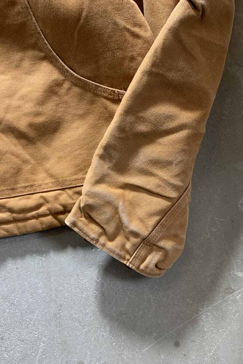 MADE IN MEXICO 90-00'S DUCK TRADITIONAL JACKET W/QUILTING LINER / BEIGE [SIZE: L USED]