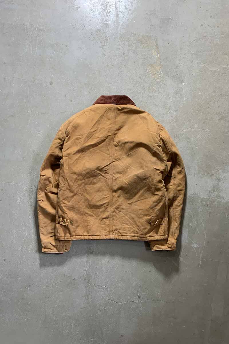 MADE IN MEXICO 90-00'S DUCK TRADITIONAL JACKET W/QUILTING LINER / BEIGE [SIZE: L USED]