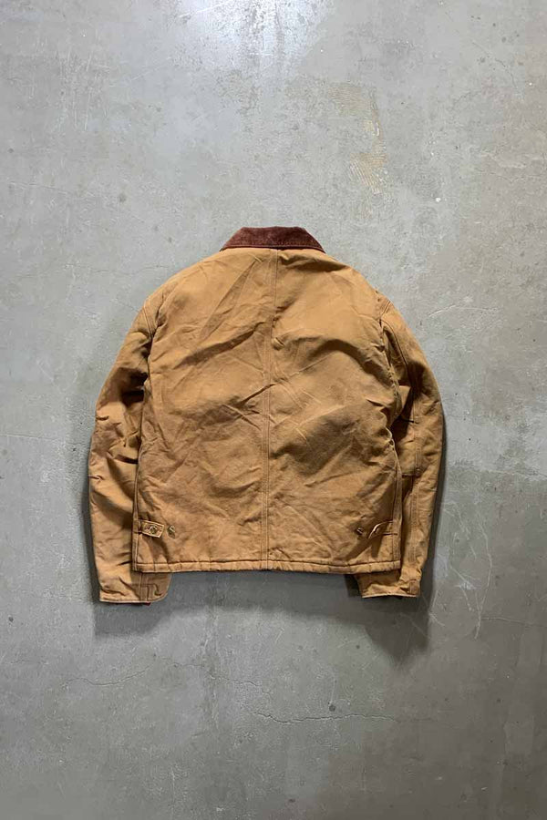 MADE IN MEXICO 90-00'S DUCK TRADITIONAL JACKET W/QUILTING LINER / BEIGE [SIZE: L USED]