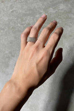 画像をギャラリービューアに読み込む, 925 SILVER MESH RING [SIZE: 10号相当 USED]
