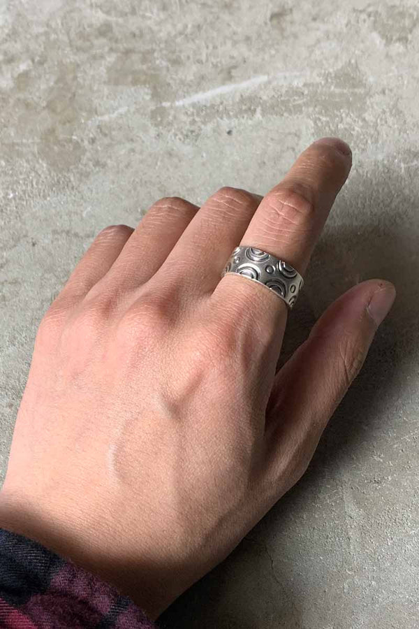 MADE IN MEXICO 925 SILVER RING [SIZE: US 8.5 equivalent USED]