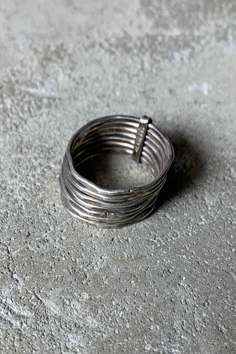 925 SILVER RING [SIZE: 19号相当 USED]