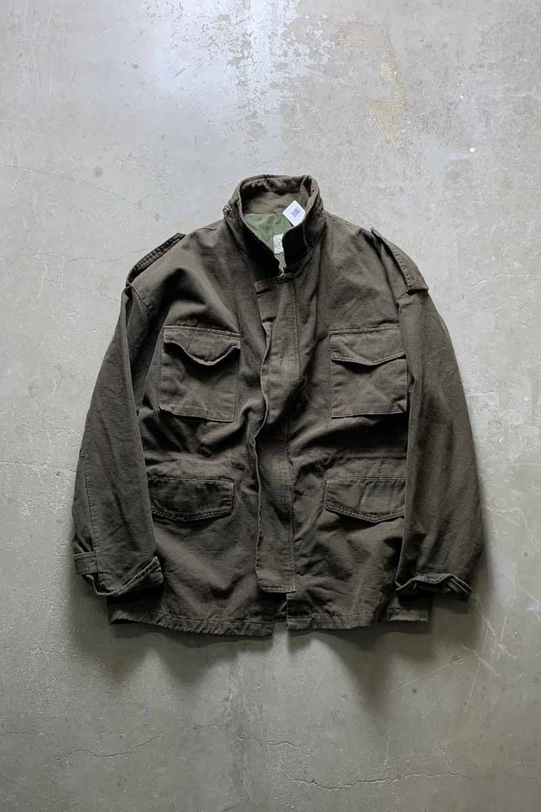 90'S M-65 TYPE JACKET / KHAKI [SIZE: XL USED]