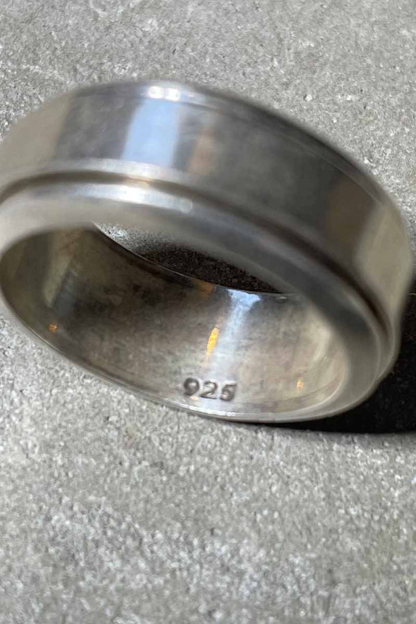925 SILVER RING [SIZE: US 6.5 USED]