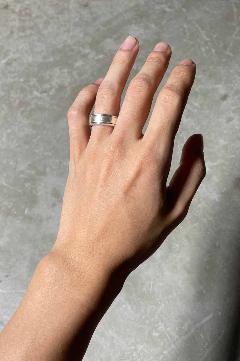 925 SILVER RING [SIZE: US 6.5 USED]