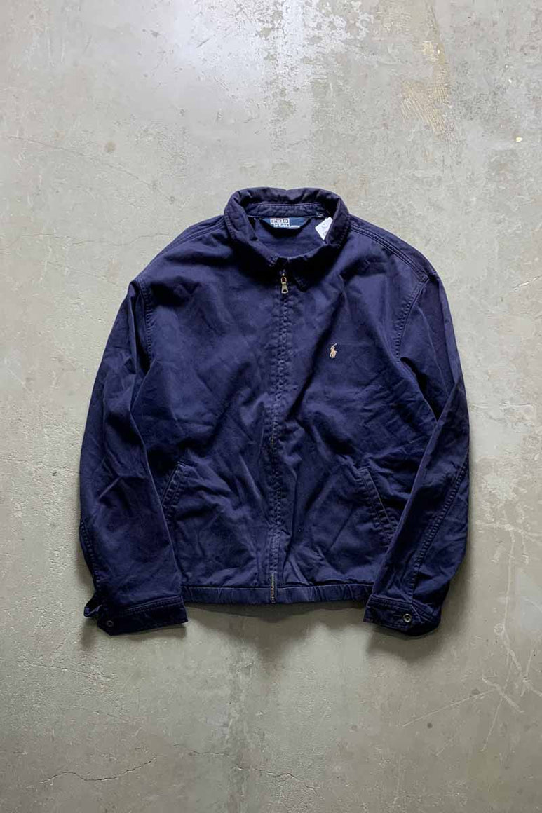 80'S ZIP JACKET / NAVY [SIZE: XL USED]