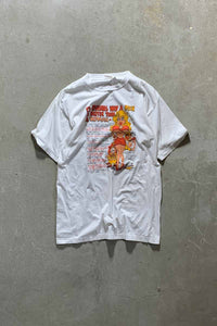 80-90'S EROTIC BEER T-SHIRT / WHITE [SIZE: L USED]