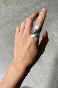 925 SILVER RING [SIZE: 13号相当 USED]
