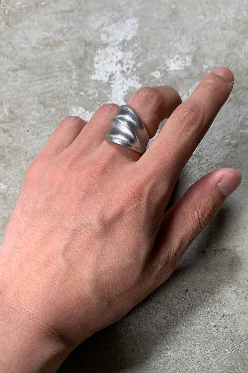 925 SILVER RING [SIZE: 13号相当 USED]