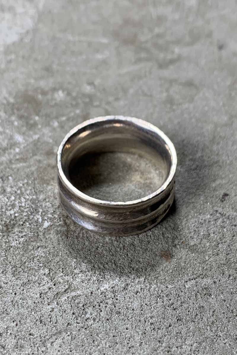 925 SILVER RING [SIZE: 17号相当 USED]