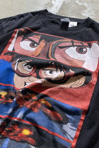MADE IN USA 80-90'S BOOTLEG AKIRA T-SHIRT / BLACK [SIZE:  XLUSED]