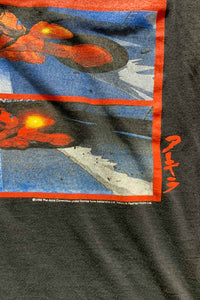 MADE IN USA 80-90'S BOOTLEG AKIRA T-SHIRT / BLACK [SIZE:  XLUSED]