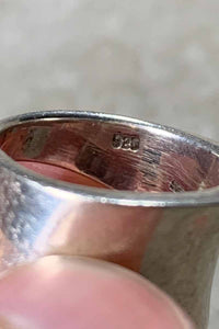 925 SILVER RING [SIZE: 13号相当 USED]