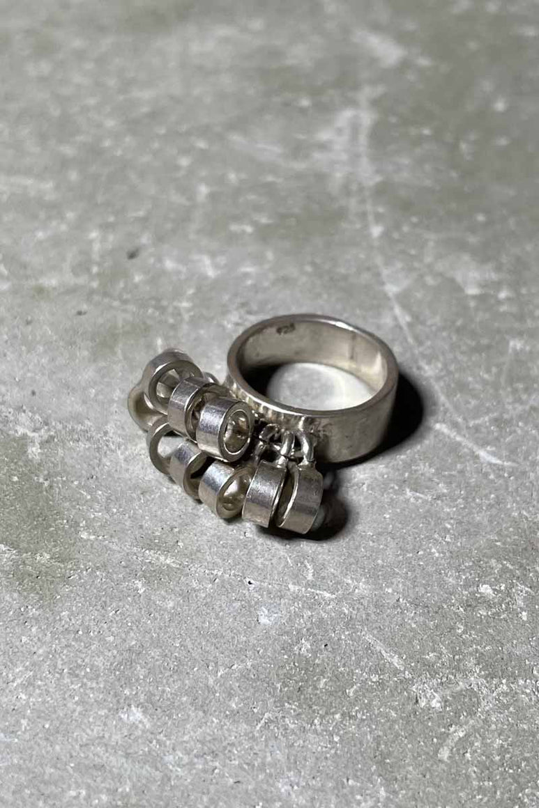 925 SILVER RING [SIZE: 12.5号相当 USED]