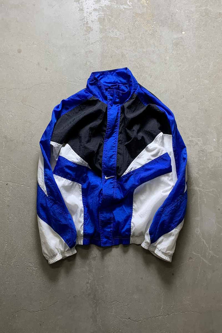 90'S NYLON JACKET / BLUE [SIZE: XL USED]