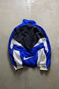 90'S NYLON JACKET / BLUE [SIZE: XL USED]