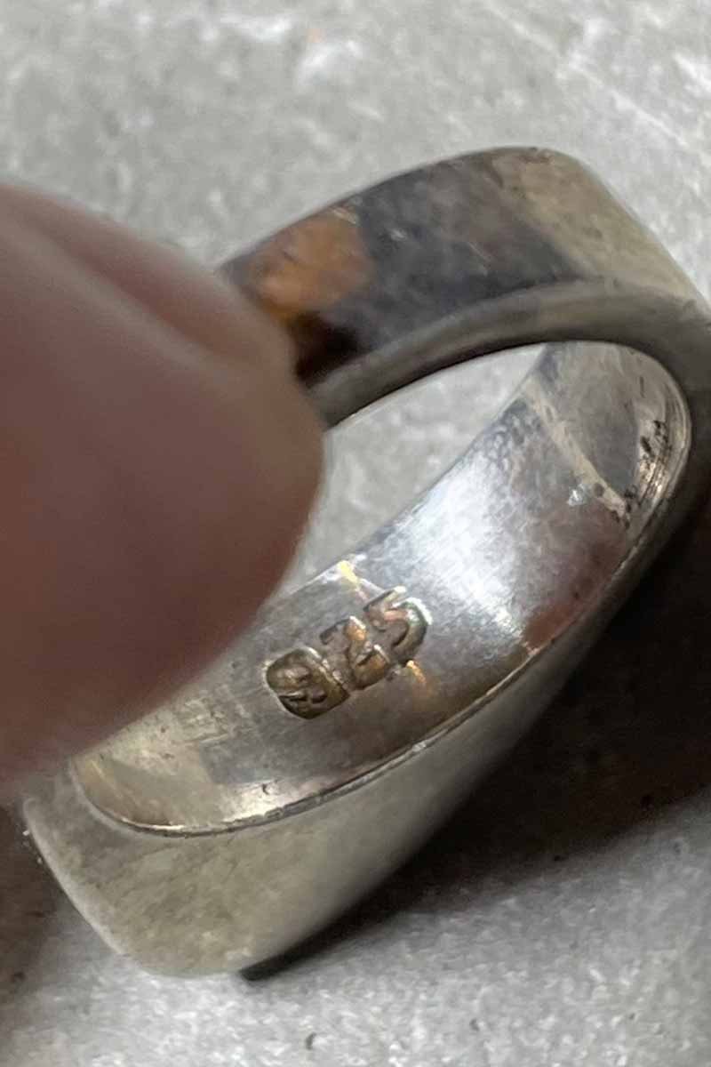 925 SILVER RING [SIZE: US 5.5 USED]