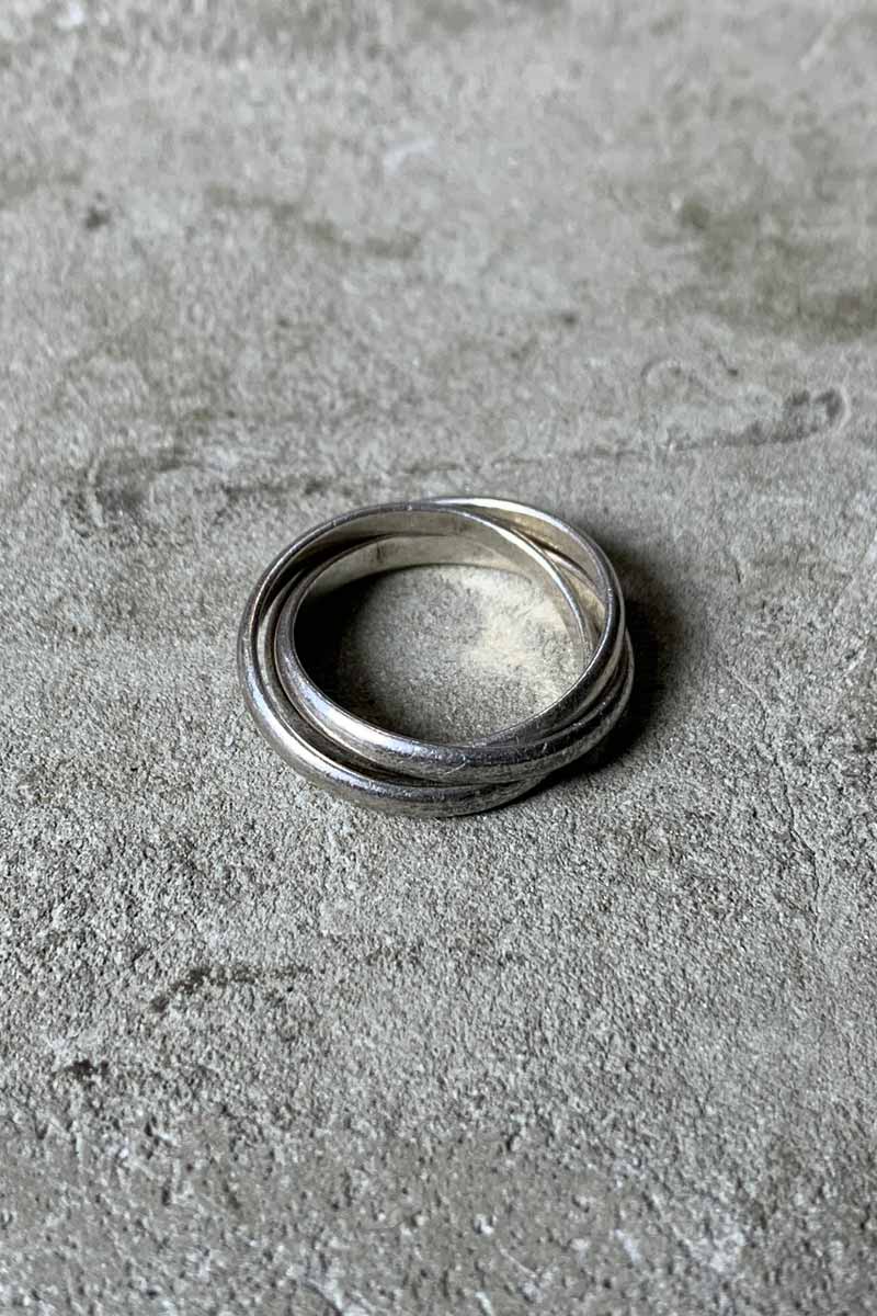 MADE IN MEXICO 925 SILVER 3 RINGS [SIZE: 13号相当 USED]