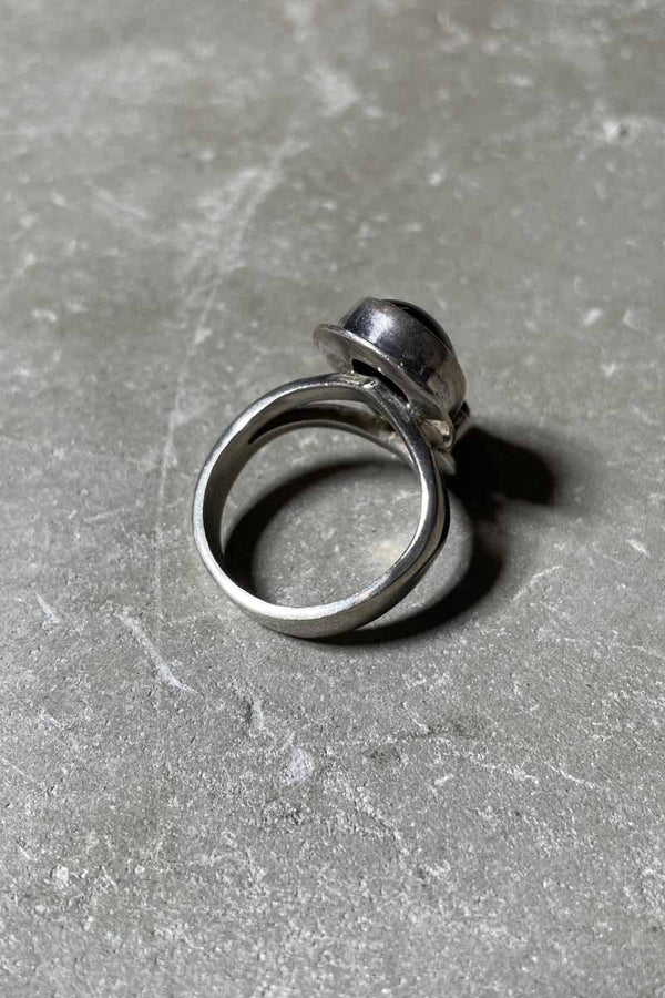 925 SILVER RING W/SAPPHIRE [SIZE: US 10.5 USED]