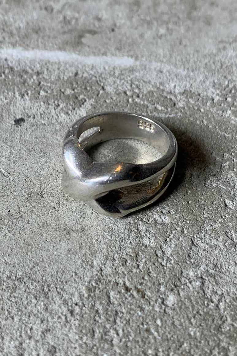 925 SILVER RING [SIZE: 14号相当 USED]
