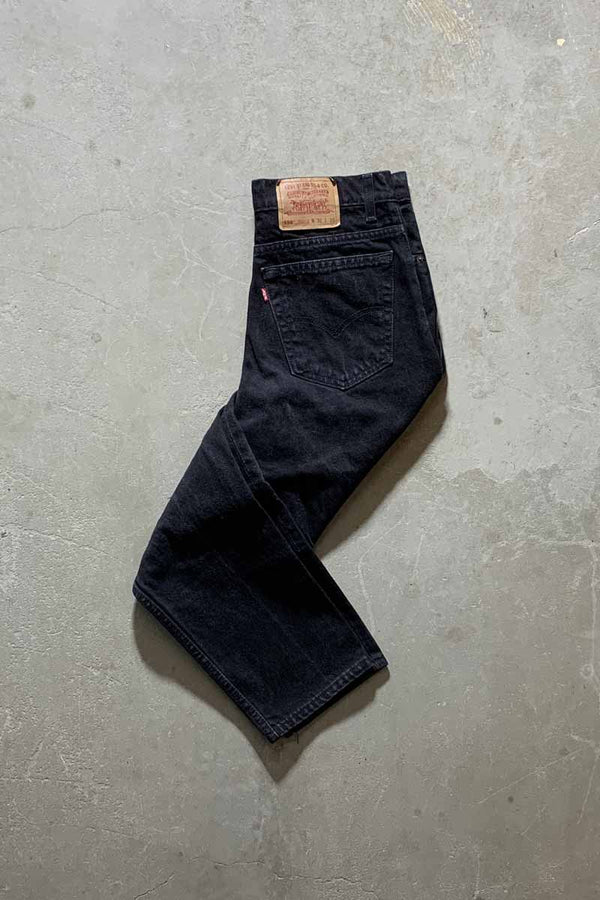 MADE IN USA 94'S 550 DENIM PANTS / SULFUR BLACK [SIZE: W32 x L30 USED]