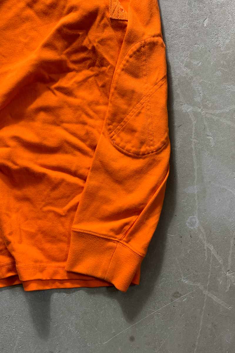 90'S L/S CUSTOM FIT RUGBY SHIRT / ORANGE [SIZE: L USED]