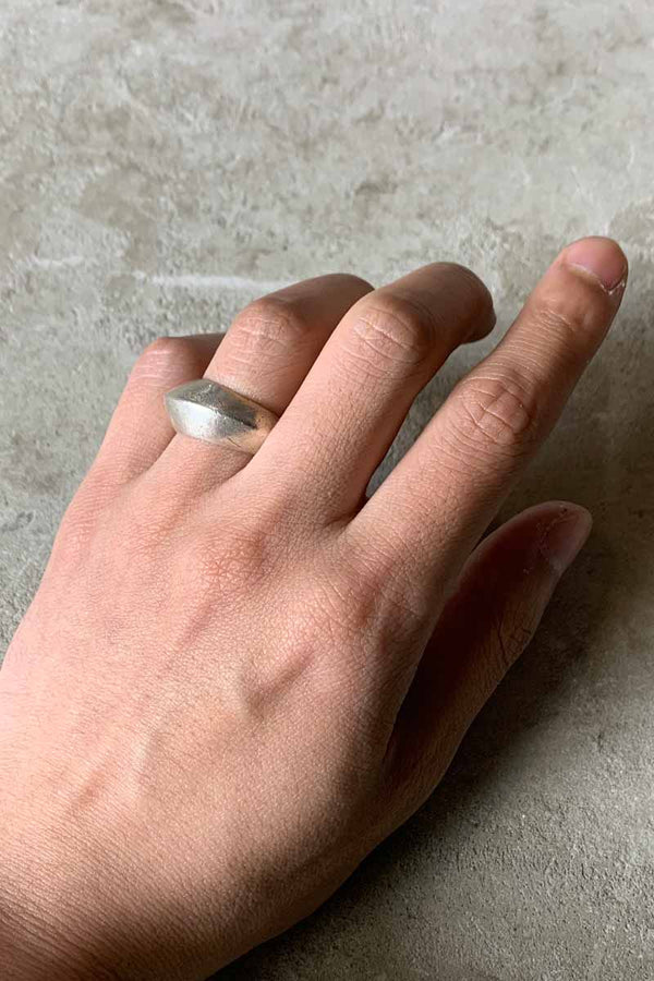 MADE IN MEXICO 925 SILVER RING [SIZE: US 6.5 (Approx.) USED]