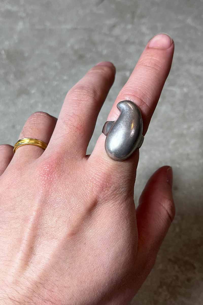 925 VINTAGE SILVER RING [SIZE: 16号相当 USED]