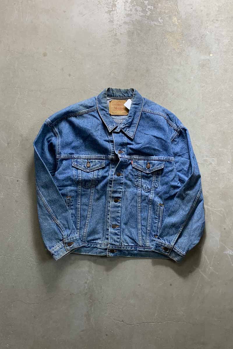 MADE IN USA 80'S 70507-4890 3RD DENIM JACKET / INDIGO [SIZE: XL USED]