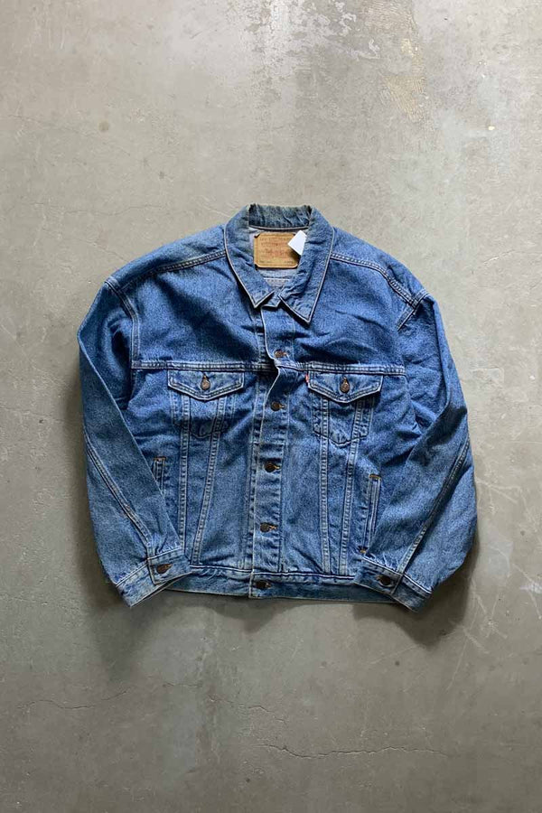 MADE IN USA 80'S 70507-4890 3RD DENIM JACKET / INDIGO [SIZE: XL USED]