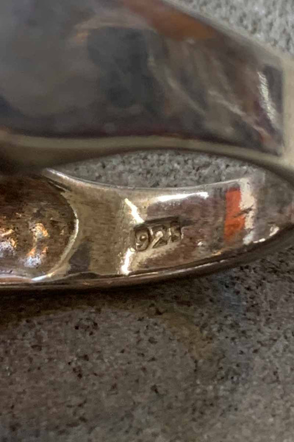 925 SILVER RING [SIZE: US 8.5 equivalent USED]