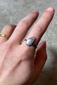 925 SILVER RING [SIZE: 21号相当 USED]