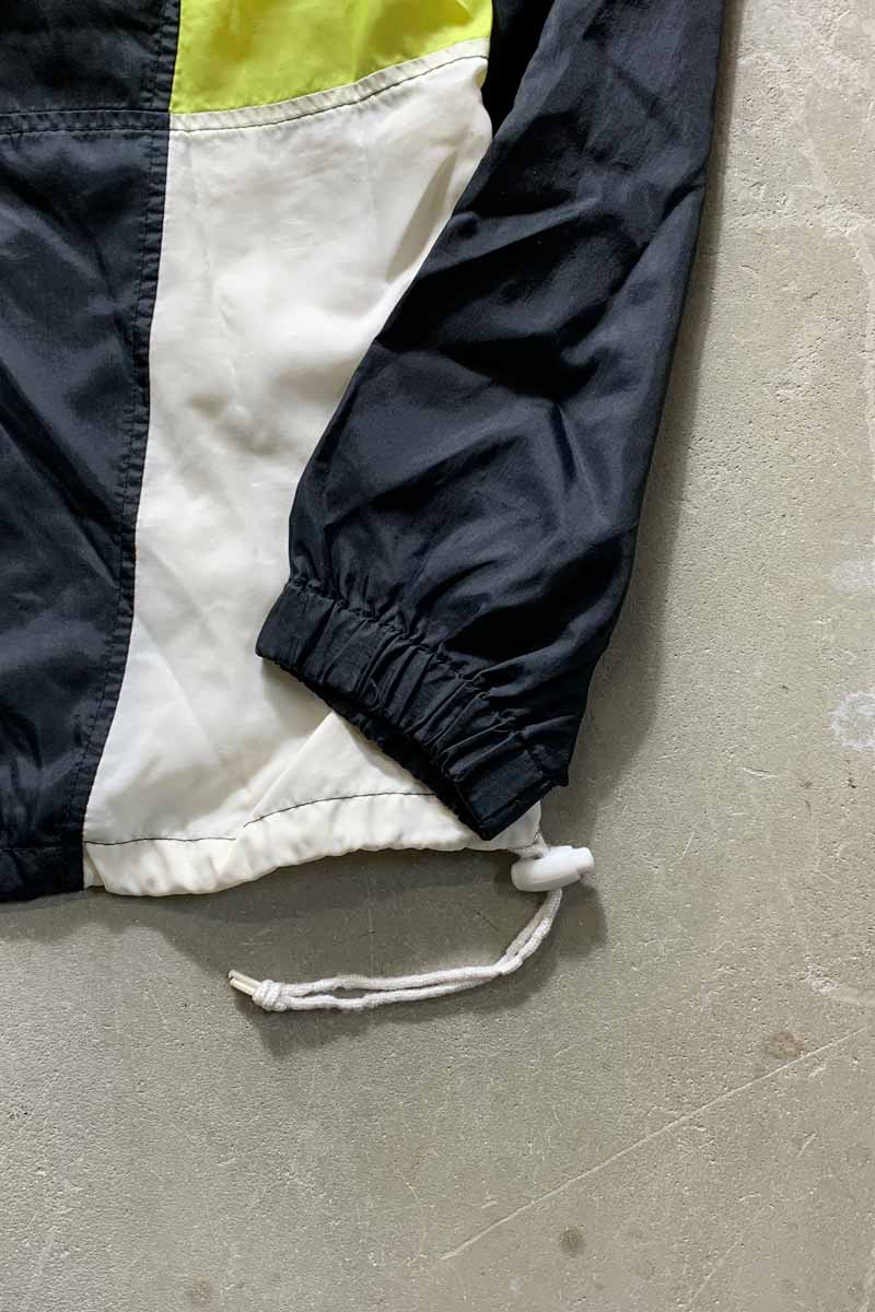90'S NYLON JACKET / YELLOW [SIZE: L USED]