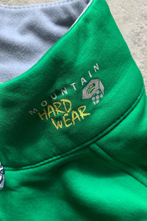 HALF-ZIP JACKET / GREEN [SIZE: S USED]
